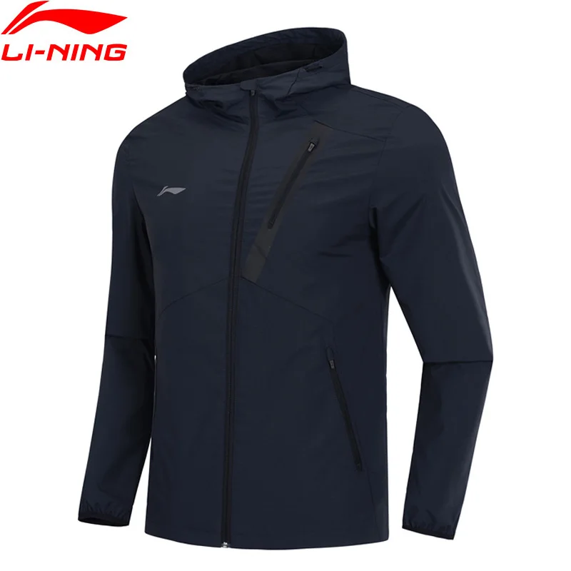 Мужской тренировочный Тренч Li Ning ветровка с защитой от умного ветра 92% полиэстера
