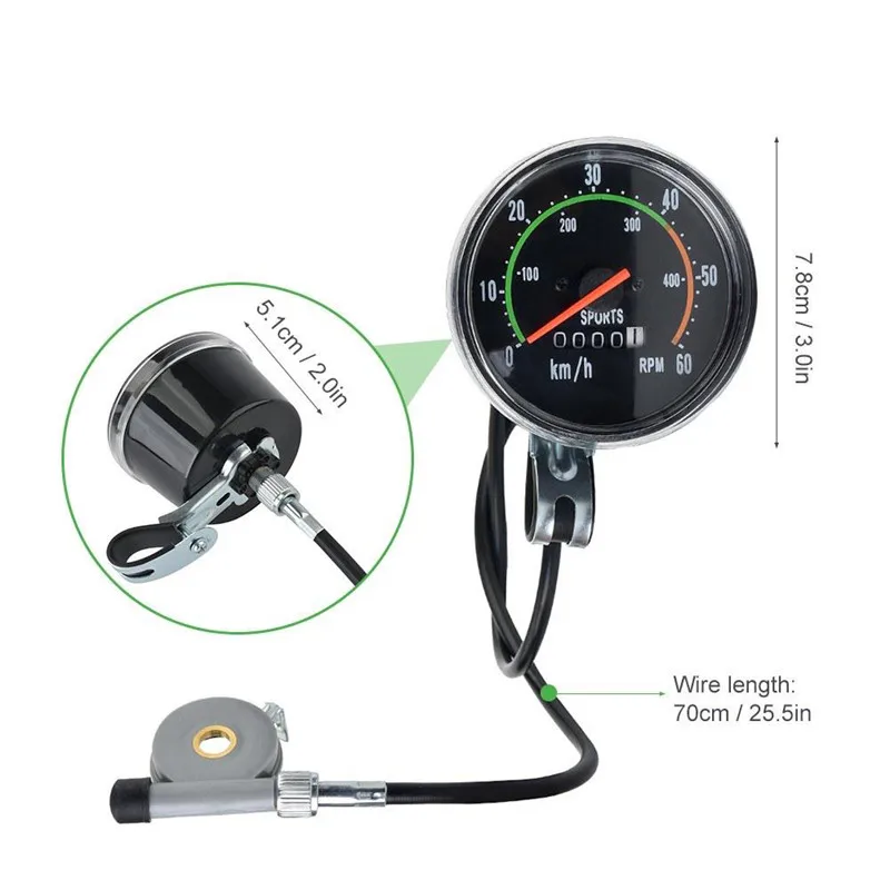 Велосипед велосипедный спидометр одометр для горного велосипеда круглый метр