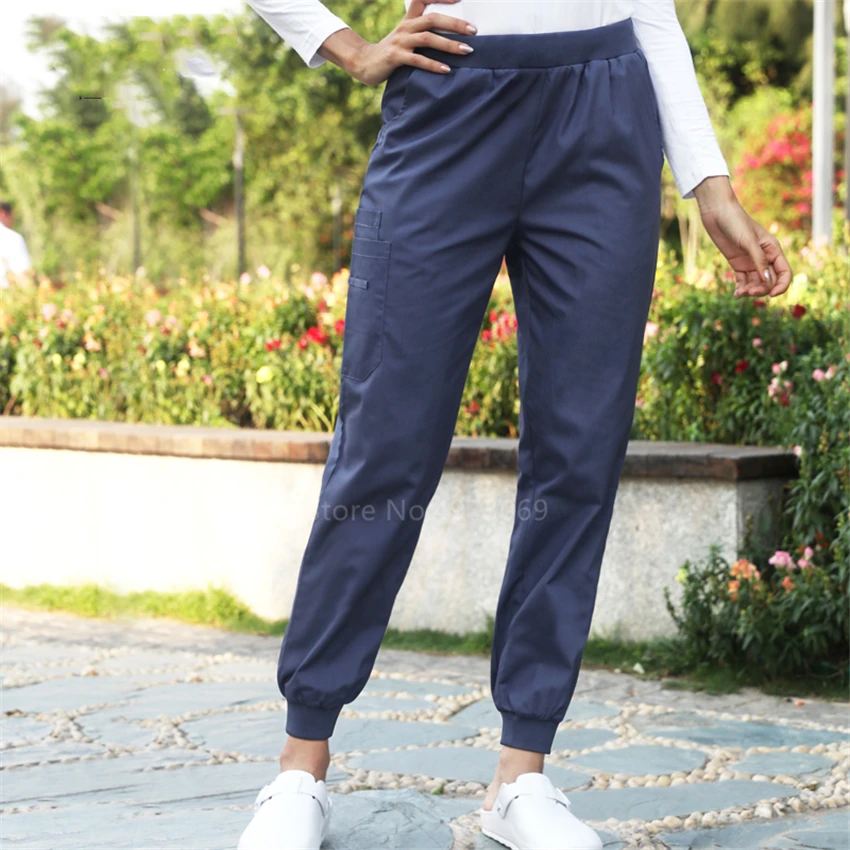 Униформа Женская ветеринарная свободный костюм из лабораторных штанов