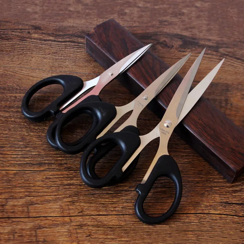 

Durable Stainless Steel Household Scissors Office Paper-cut Scissors Sharp Shears Students DIY Scissor Tool Kitchen Scissors