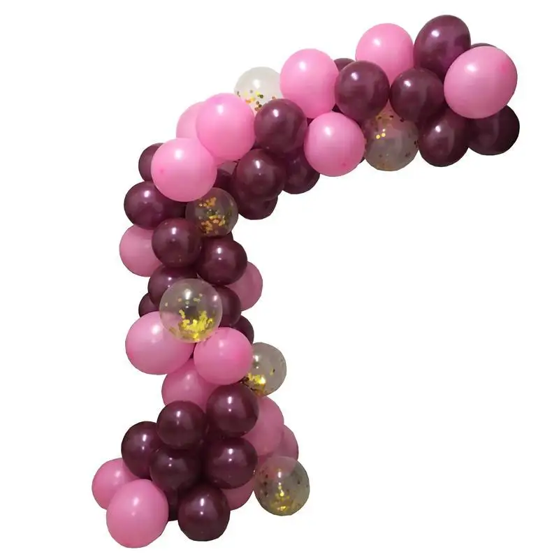 

102Pcs Rose Red Latex Balloons Arch Kit for Women Wedding Birthday Party Decoration Confetti Balloons