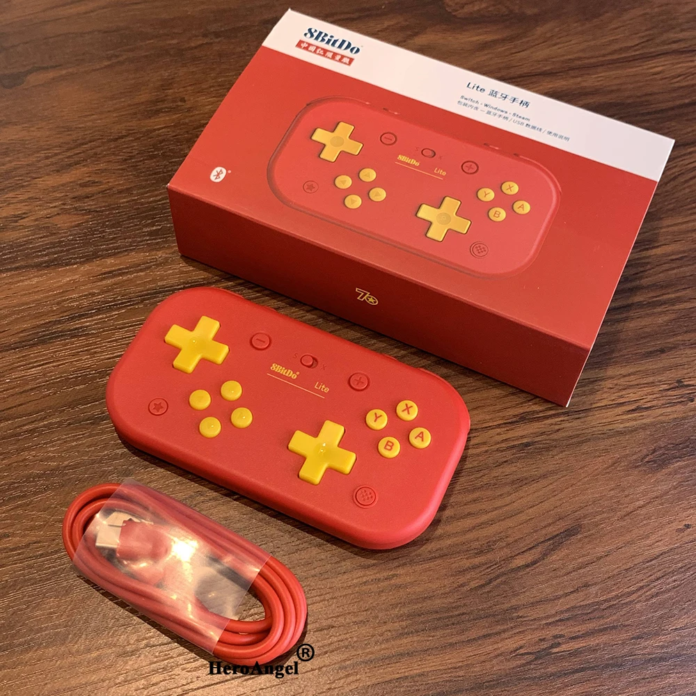 Беспроводной контроллер 8bitdo Lite Bluetooth геймпад джойстик для Nintendo Switch Windows ПК Steam |