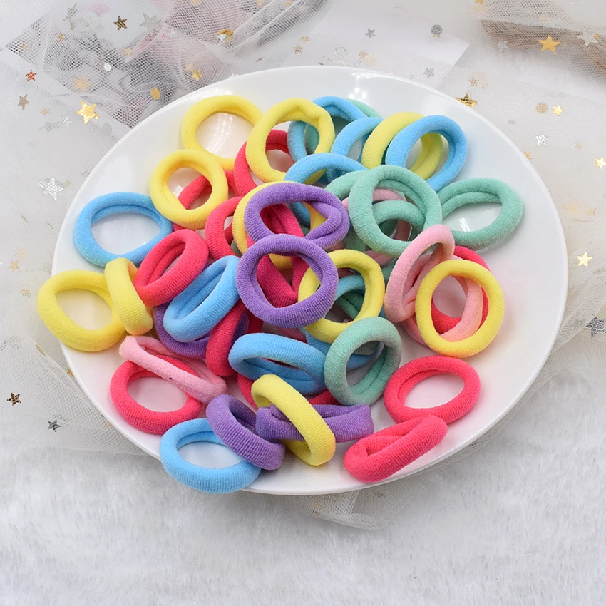 20/50/100 шт. Детские радужные резинки для волос