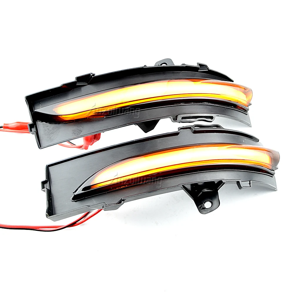 

2Pcs LED Turn Signal Light For-Ford Edge EDGE 15-19 Dynamic Side Rearview Mirror Blinker Indicator