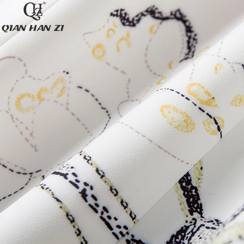 

Qian Han Zi 2020 Designer Fashion Elegant two piece set Women's Long Sleeve One Button Slim Coat+casual printed pants Suit sets