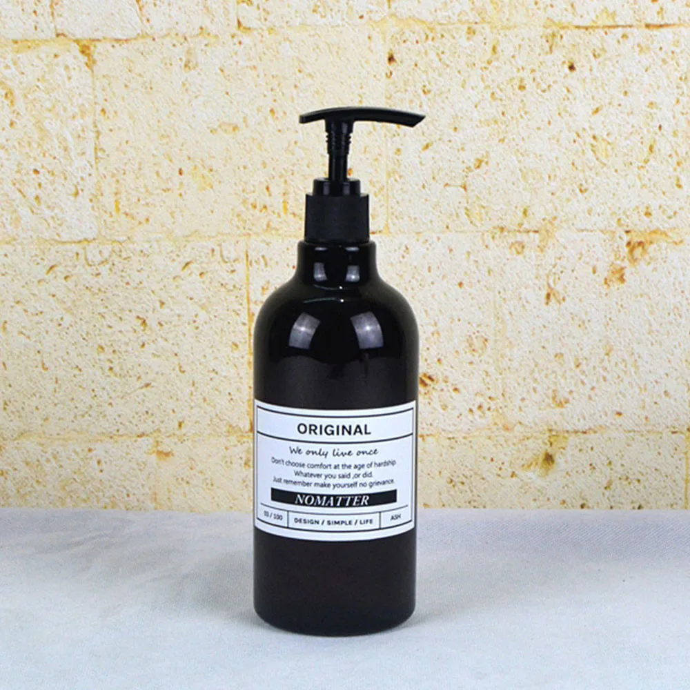 Скандинавская бутылка для хранения шампуня ванной Простая Дорожная портативная