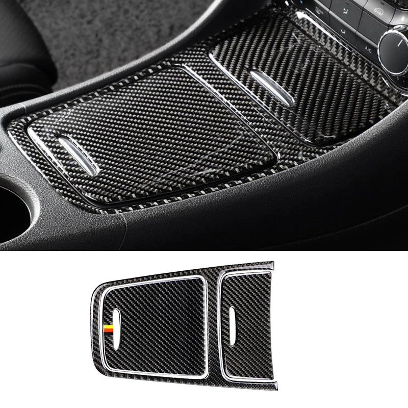 Центральная панель управления из углеродного волокна для Mercedes Benz A GLA CLA Class W176 X156
