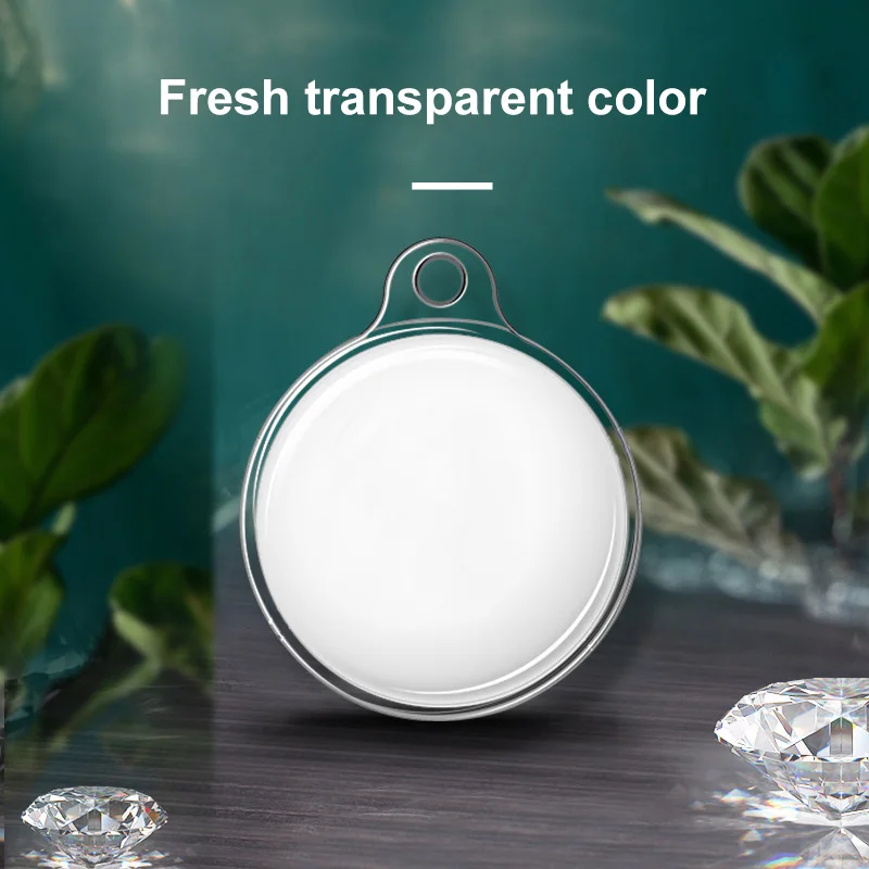 

Suitable For Apple Airtags Tracker Transparent Material Protective Cover TPU Soft Carabiner Comfortable And Resistant