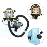 protective electric constant flow supplied air fed full face gas mask respirator system respirator mask workplace safety supplie