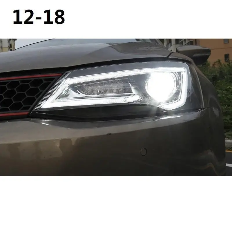 Автомобильные ходовые части Neblineros Para автомобильные Drl светодиодные фары автомобильные фары в сборе 12 13 14 15 16 17 для Volkswagen Sagitar