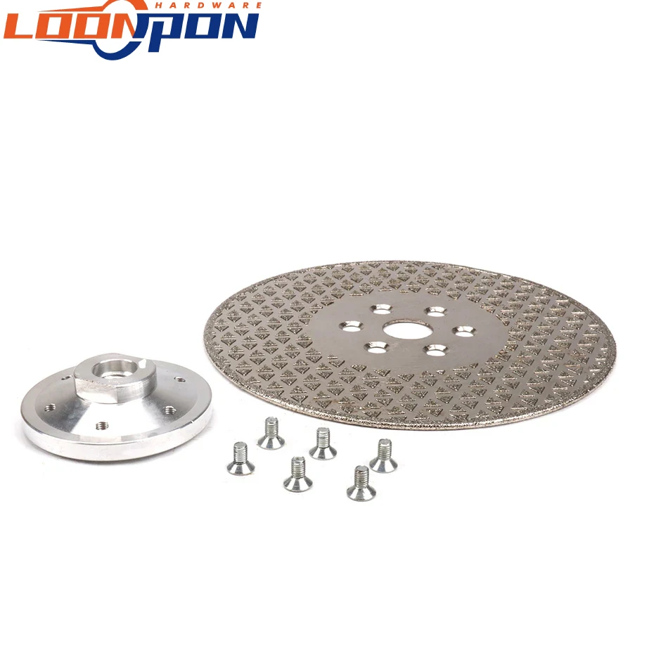 Алмазное полотно для фланцевой пилы 100-230 мм с гальваническим покрытием