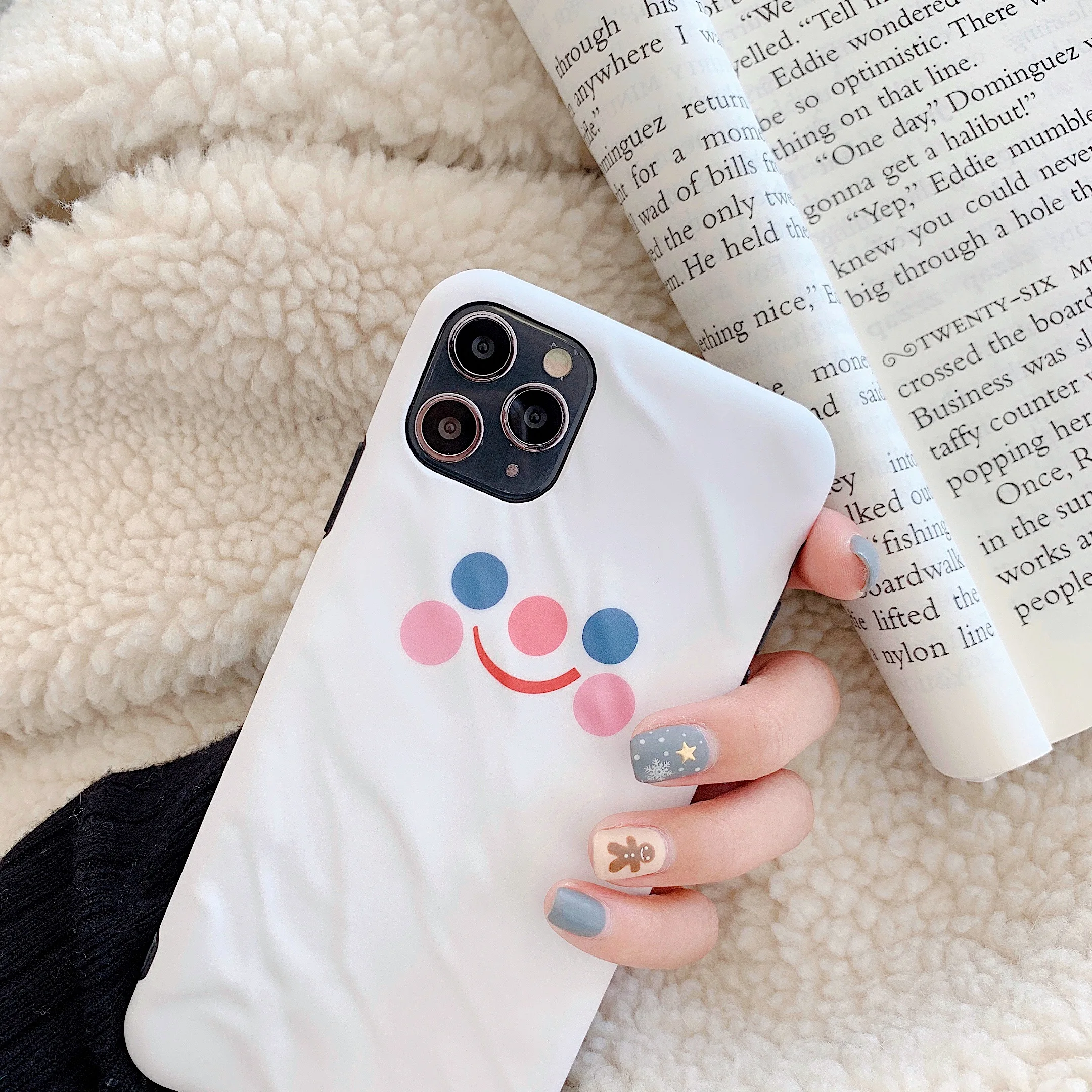 Милый смайлик полная посылка сторона Мягкий ТПУ и ультратонкий для iphone 6 7 8 X XS XR 11