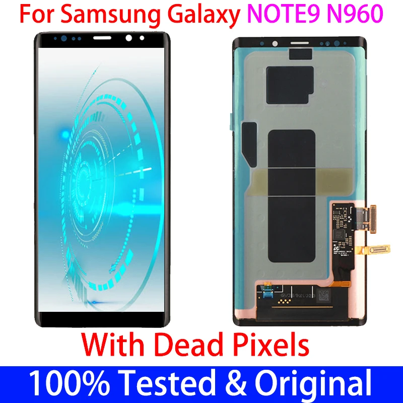 

Оригинальный ЖК-дисплей для Samsung Note9 N960 для Samsung galaxy Note 9 N960F N960D ЖК-дисплей сенсорный экран дигитайзер в сборе с рамкой