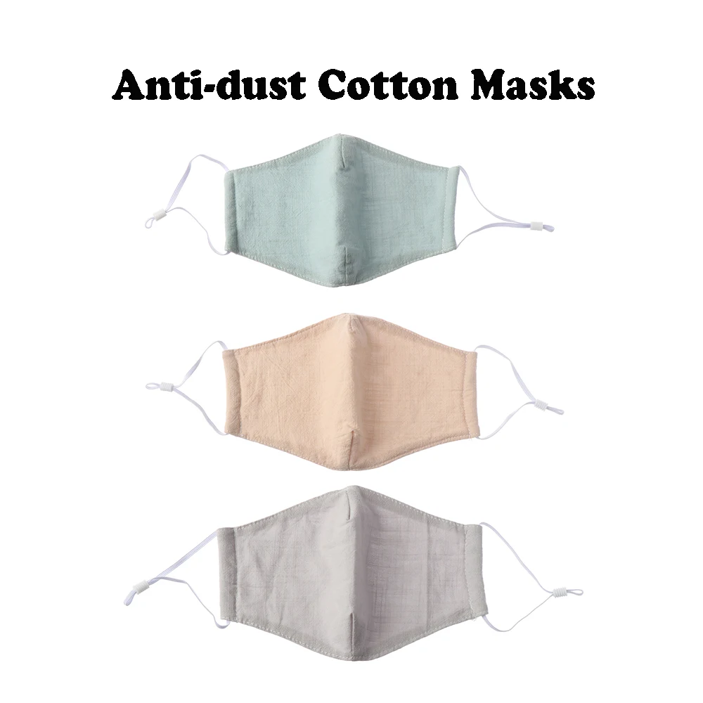 Многоцветная дышащая противотуманная Пылезащитная маска унисекс для лица