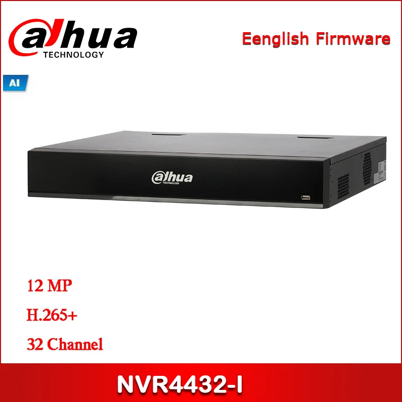 Dahua NVR NVR4432 I 32 канала 1.5U AI сетевой видеорегистратор IP видео доступ для ip