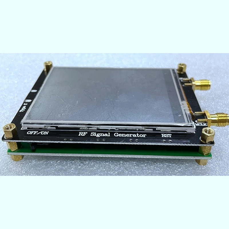 

35-4400M ADF4351 RF Signal Source Signal Generator Wave / Point Frequency Press Sn LCD Display Control New