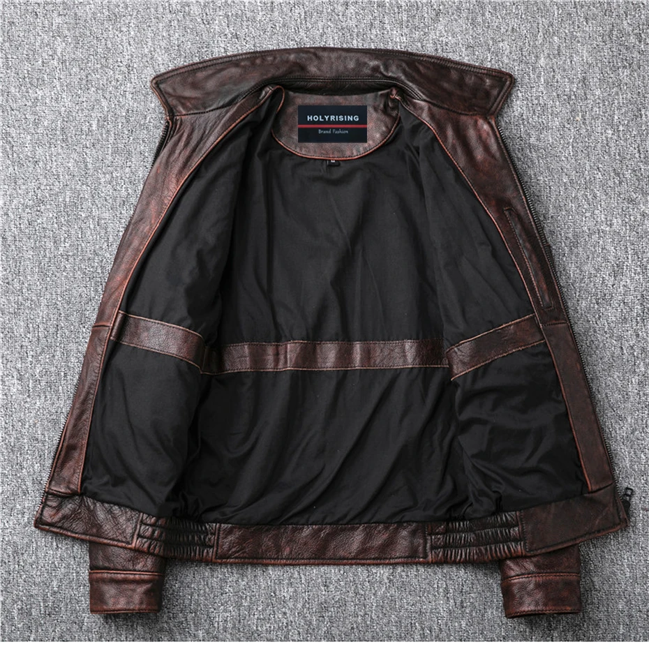 

cowhide genuine leather coat male natural leather jacket 100% real motocycle real cow leather outwear men coat