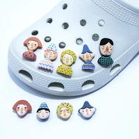new style shoes charms designer croc charms polyester jibz kids girl gift for clog decaration cute doll accessories