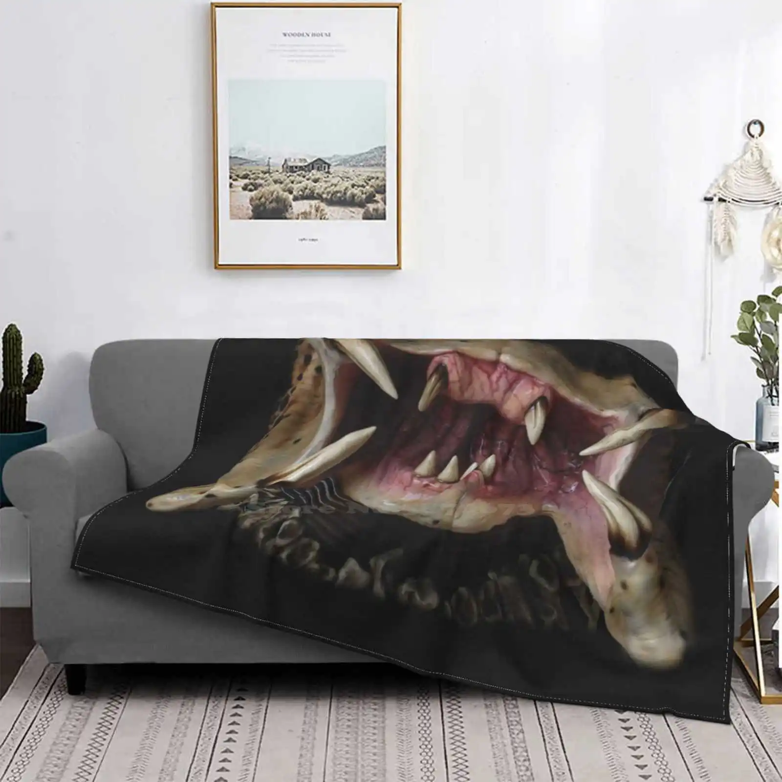 

Супер теплые мягкие одеяла с ртом, накидка на диван/кровать/путешествие, с рисунком черепа, с рисунком черепа, для Хэллоуина, Хэллоуина