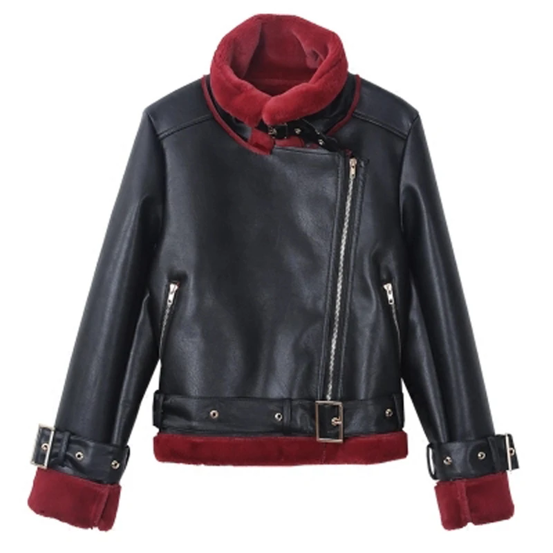 Женское теплое меховое пальто шуба из плотного бархата в Европейском стиле A125