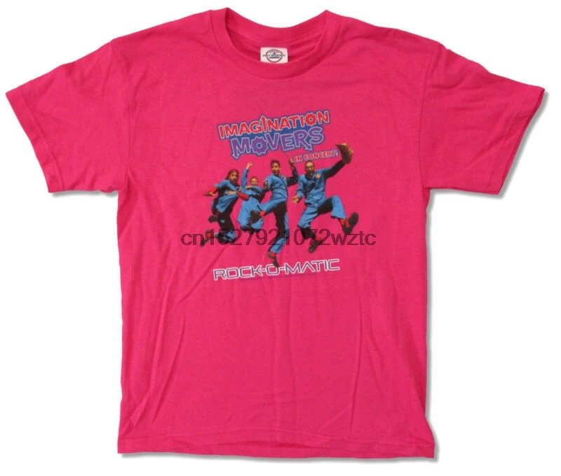 IMAGINATION MOVERS-ROCK-O-MATIC 2012 г. розовая футболка для малышей | Мужская одежда