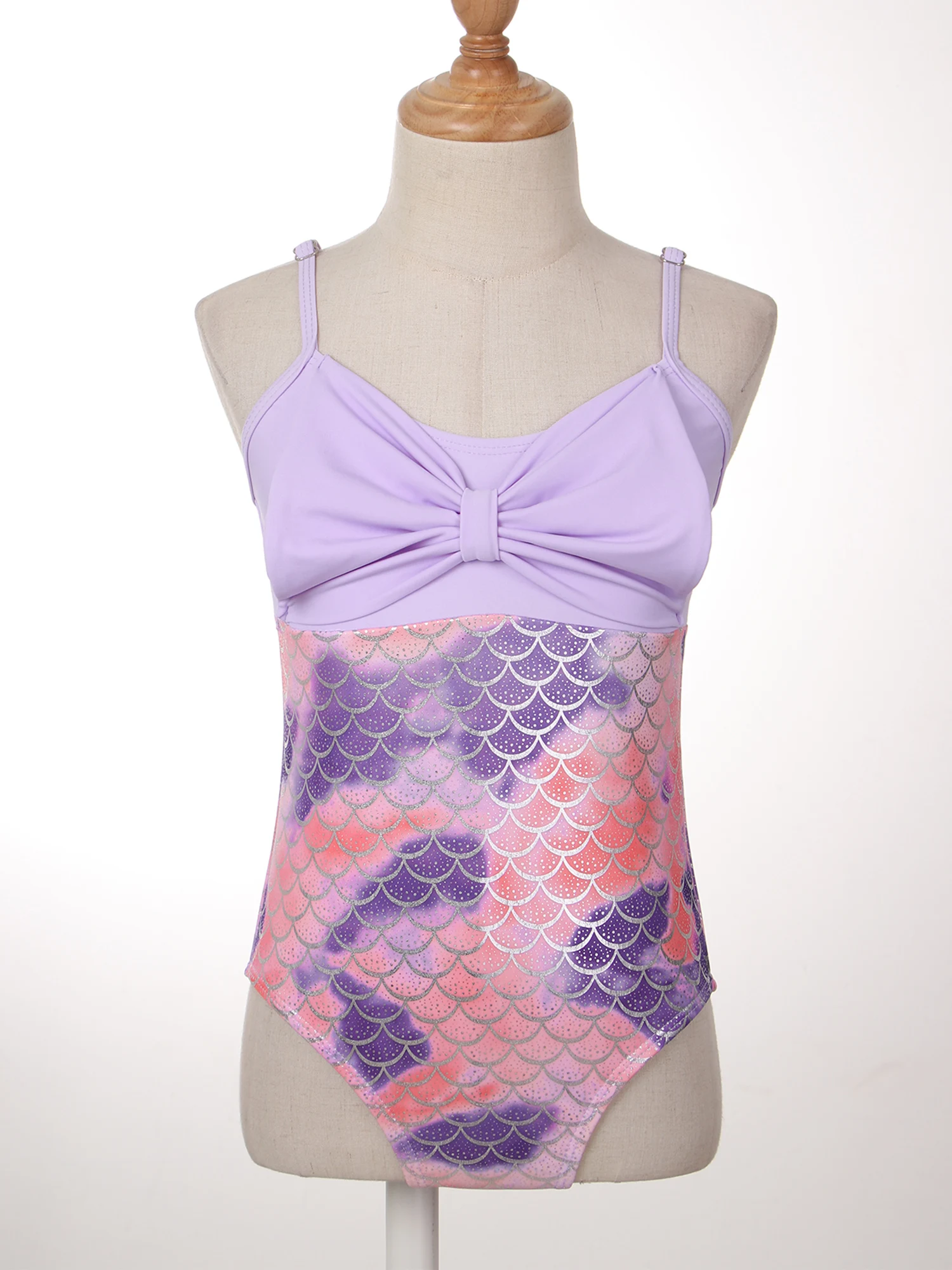 Детские Боди для девочек с рисунком рыбьей чешуи в стиле русалки