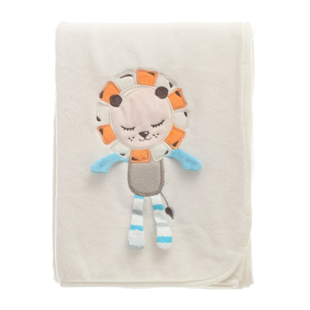 

Creative Baby Cartoon Animal Air Conditioning Blanket Lovely Children Summer Nap Coral Velvet Air Conditioning Blanket
