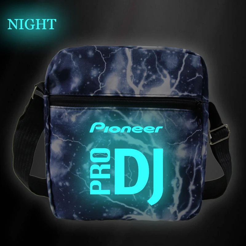 Лидер продаж светящиеся сумки на плечо для диджея Pioneer Pro женские мессенджеры с