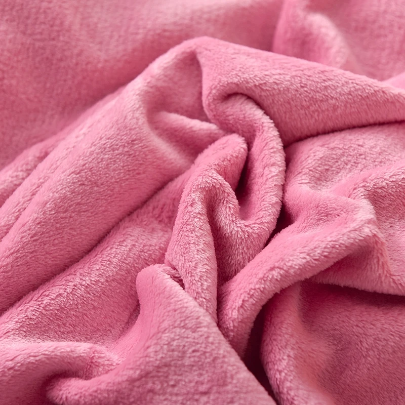 Мультяшный Единорог кролик вышивка бархатный фланелевый Детский Комплект