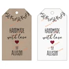 Бирки из крафт-бумаги на заказ, сделай сам, многостильные бирки спасибо, веревочные этикетки, свадебные сувениры, упаковочные материалы для подарков г.