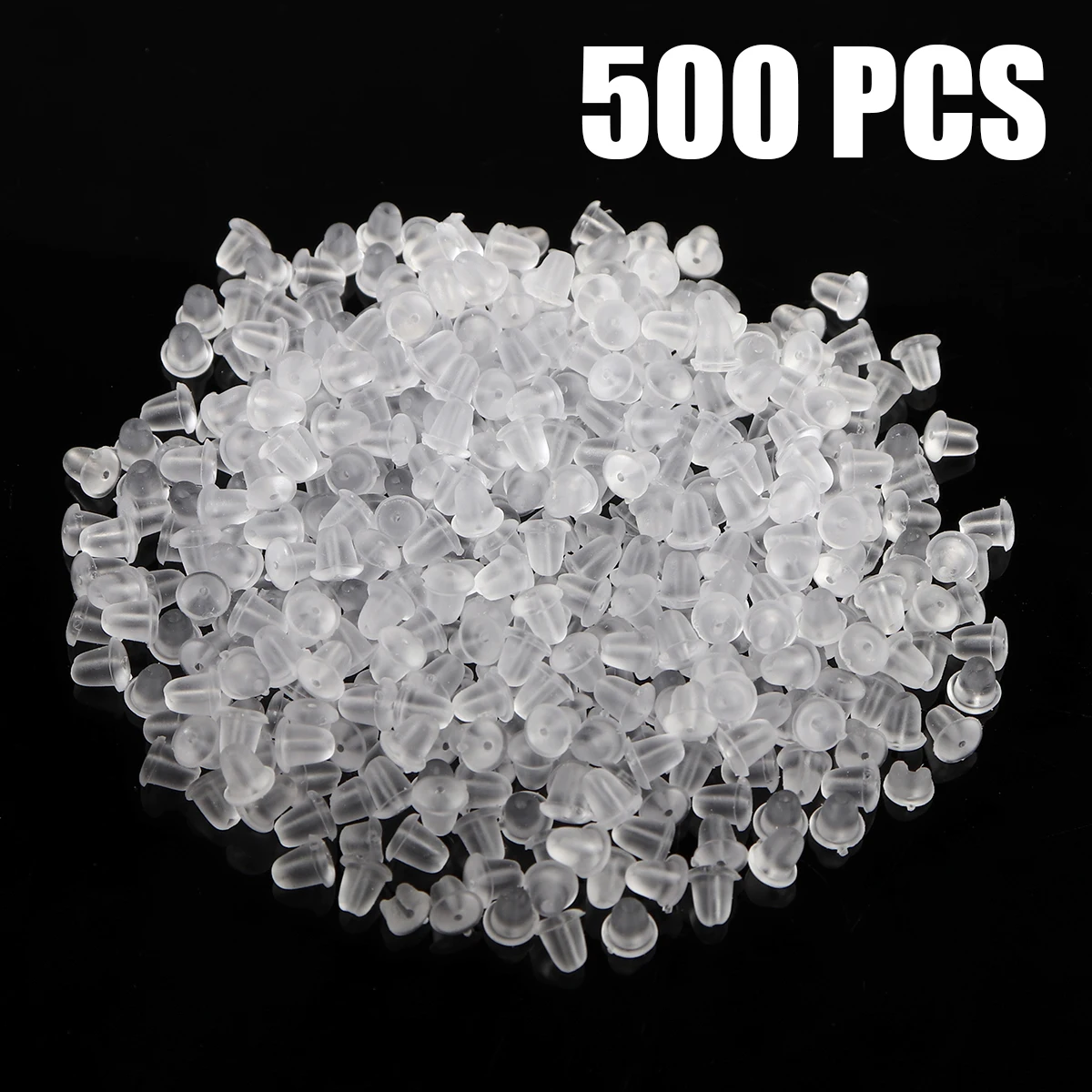 500 шт. прозрачные силиконовые заглушки для задней крышки|jewelry findings clip on earrings|jewelry