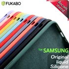 Ориги чехол на льные жидкие силиконовые Роскошные Чехлы для самсунг Samsung Galaxy Note 20 Ultra 10 9 8 S9 S8 S10 Plus плюс A50S A70 A51 A71 A30S A10 A20 A40 A 50 противоударный чехол