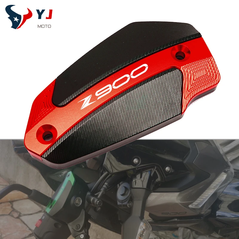 

For Kawasaki Z900 2017 2018 2019 2020 Motorcycle Accessories CNC Front Fluid Reservoir Cover Cylinder Brake Oil Tank Cap