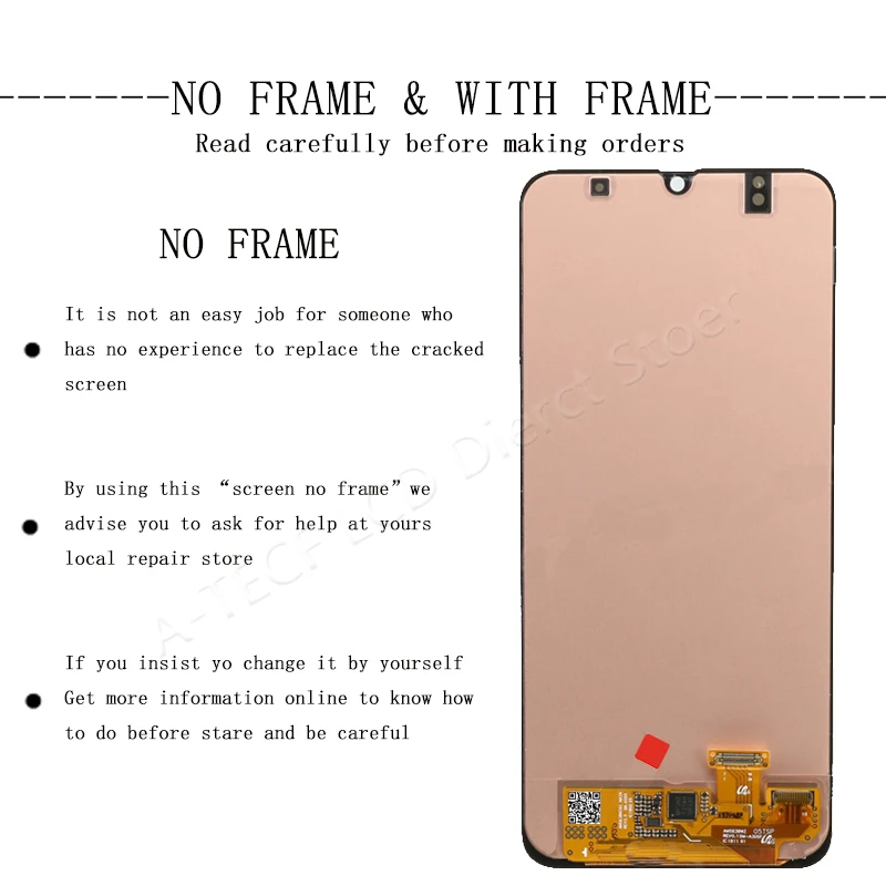 Оригинальный AMOLED A30 жк дисплей для Samsung Galaxy с рамкой сенсорный экран в сборе A305/DS