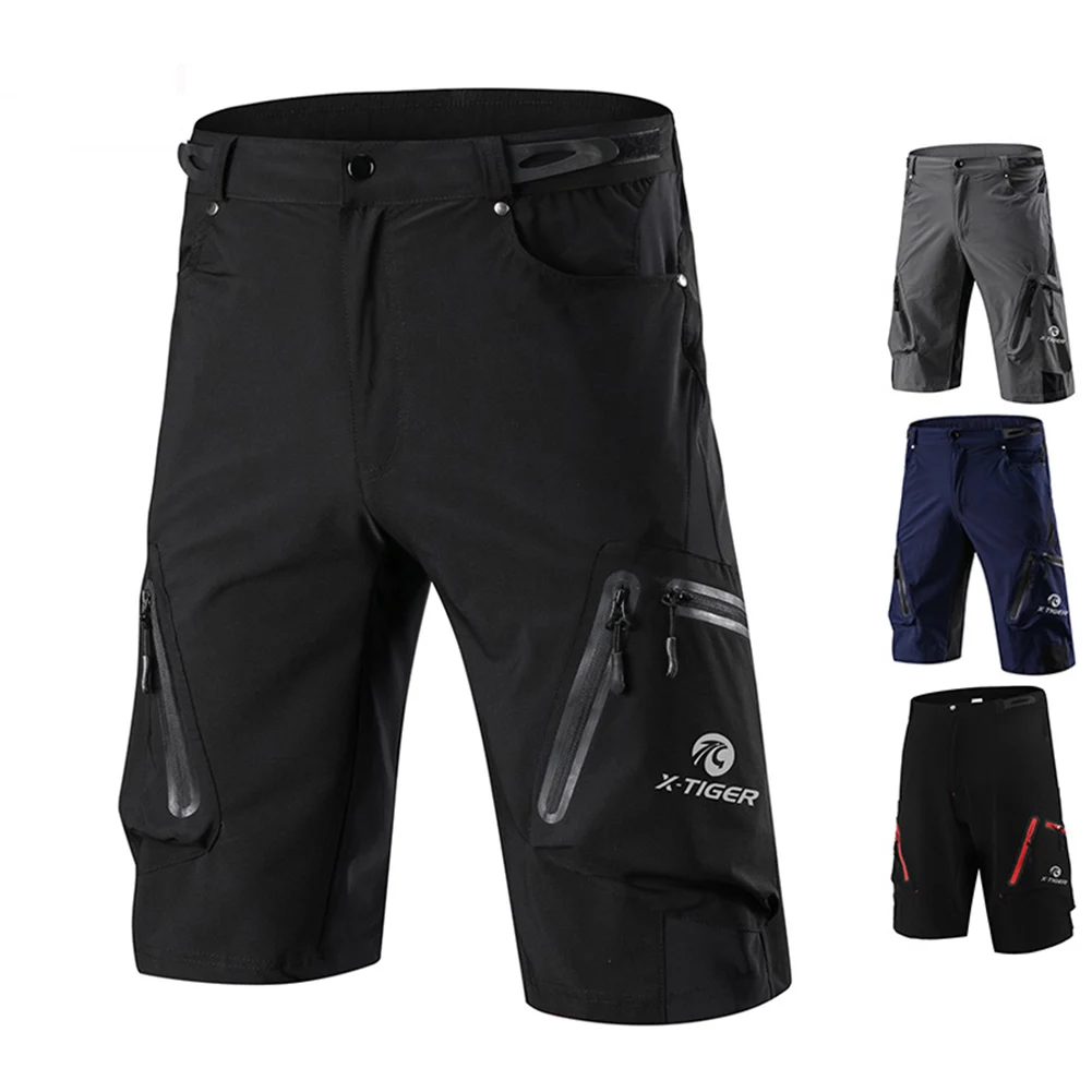

Summer Men's Cycling Shorts Mountain Bike Downhill Shorts Loose Outdoor Sports Riding Road MTB Bicycle Short Trousers
