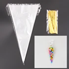 50 шт., прозрачные целлофановые мешочки для конфет