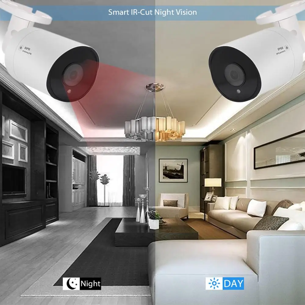 LOXCAM H.265 16 канальная система видеонаблюдения 4K POE NVR Kit SONY IMX415 8MP 2 8 мм 12