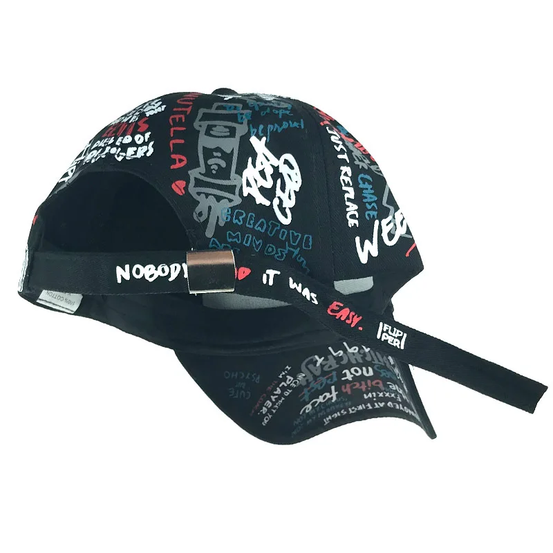 Бейсбольная кепка с ремешками Swag Регулируемая Кепка граффити для мужчин и женщин