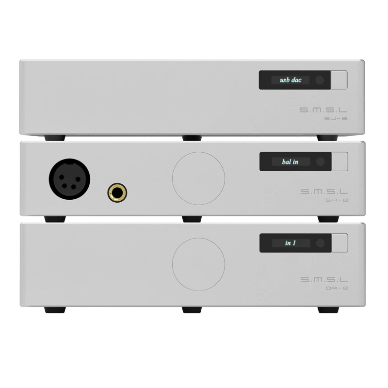 SMSL SH-8 полный сбалансированный 6,35 мм/Баланс высокопроизводительный HIFI аудио усилитель для наушников