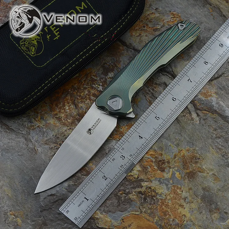 Складной нож VENOM New concept S35VN керамический карманный Клинок с шарикоподшипником для