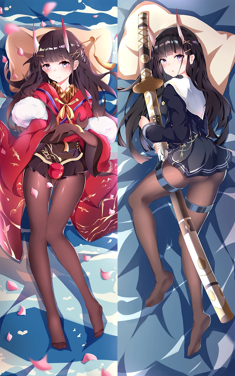 Двусторонняя Подушка для тела из аниме дакимакура ИДН носиро (Азур Лейн) с