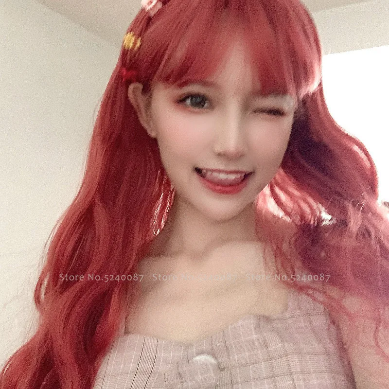 Женский головной убор в британском стиле для косплея длинные вьющиеся волосы