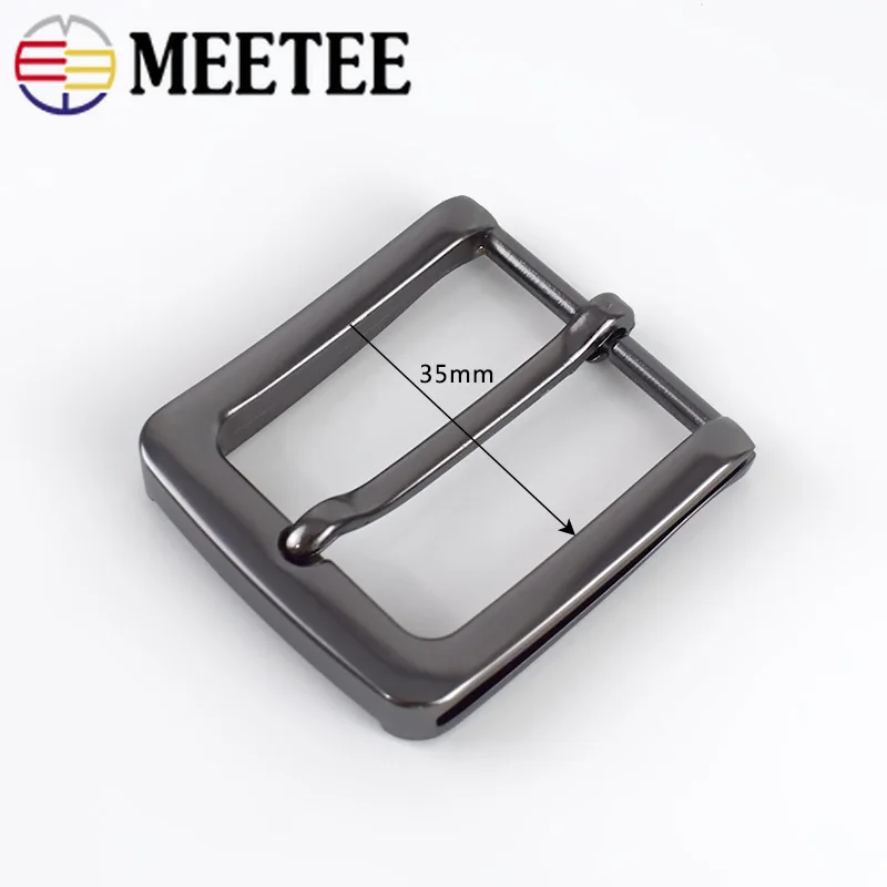 Meetee 1/2 шт. id35мм Пряжка из сплава для мужчин металлическая матовая пряжка DIY