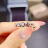 beautiful 925 sterling silver 3mm color change stone lab grown alexandrite ring engagement wedding ring for women gift