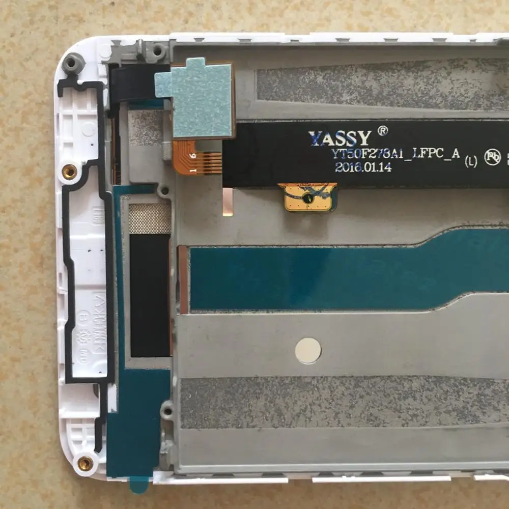 ЖК-дисплей с рамкой для ZTE Blade A610 кодирующий преобразователь сенсорного экрана в