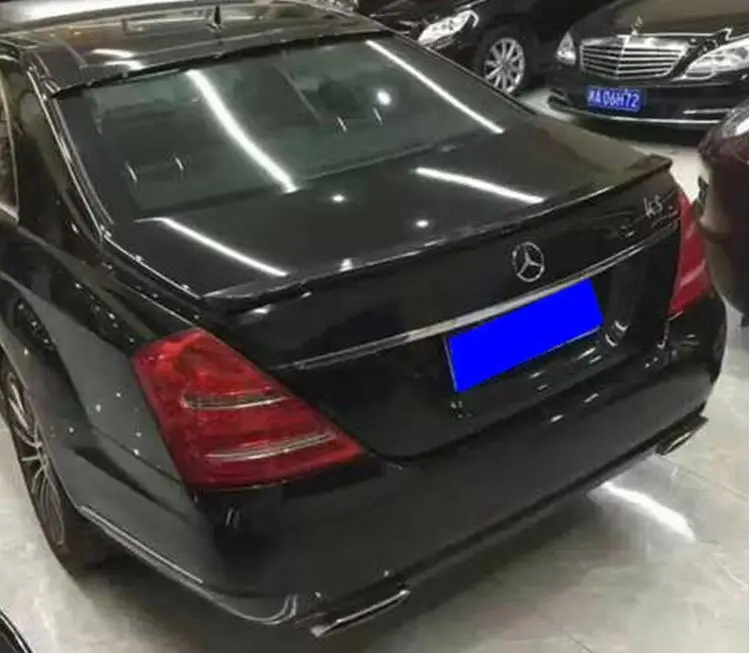 Спойлер для Mercedes Benz S series W221 S65 2014 2017 S300 S350 550ABS материал автомобильного заднего