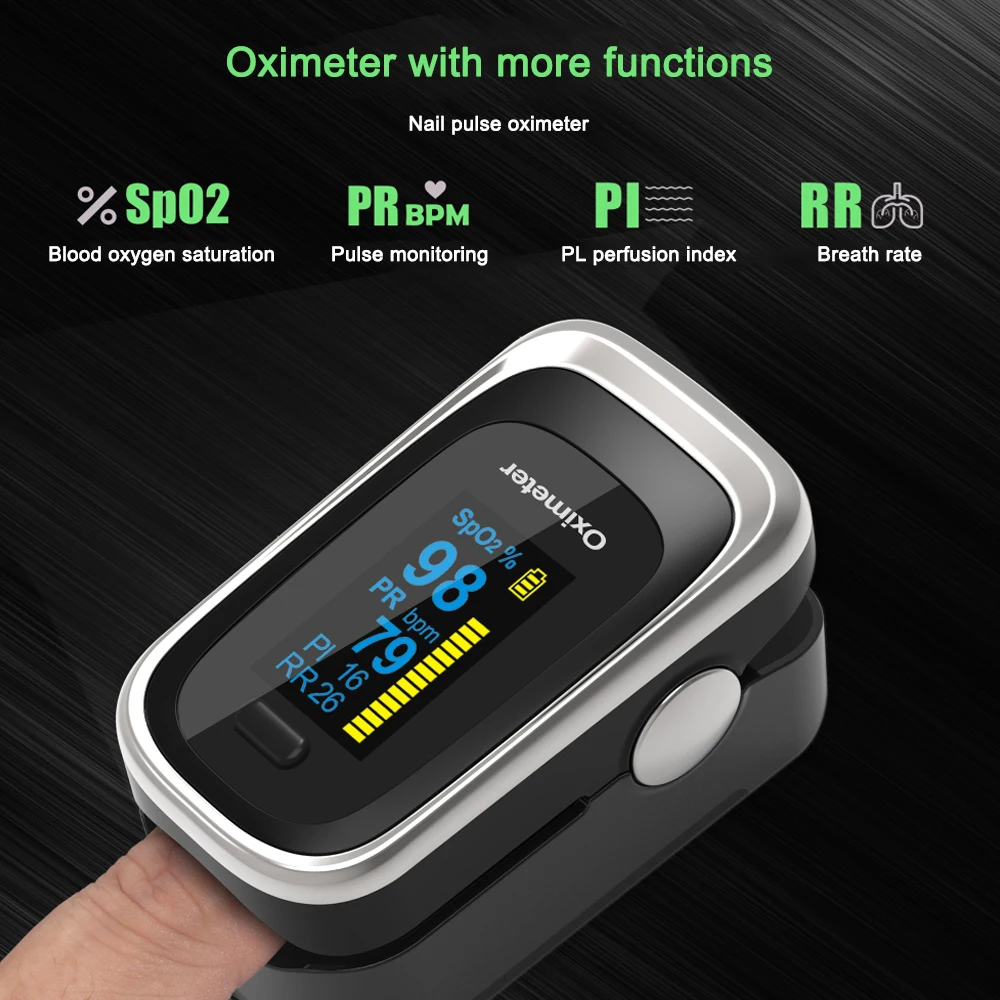 

Fingertip Pulse Oximeter OLED Oximete SPO2 PR PI RR Memter Oxygen Saturation SPO2 Oximetro De Dedo Pulsioximetro Oxymeter Finger