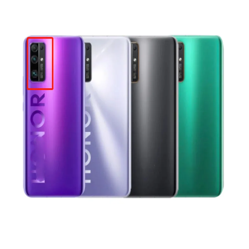 

6.57" For Huawei Honor 30 Pro Battery Cover Back Housing Rear Glass Door Panel Case With Camera Lens EBG-AN00 Replacement