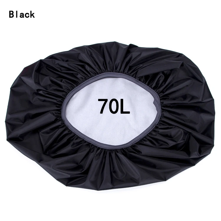 Black 70L 35L 45L 55L 70L 80L рюкзак дождевик походный туристический Водонепроницаемый пылезащитный спортивный мешок Сверхлегкий Открытый инструмент - Цвет: Black 70L