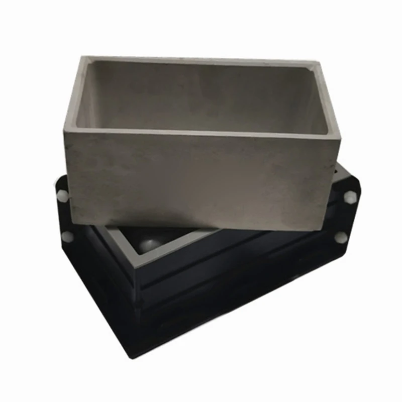 

D55D Rectangle Concrete Flower Pot Mold Succulent Planter Plant Pots Silicone Mould